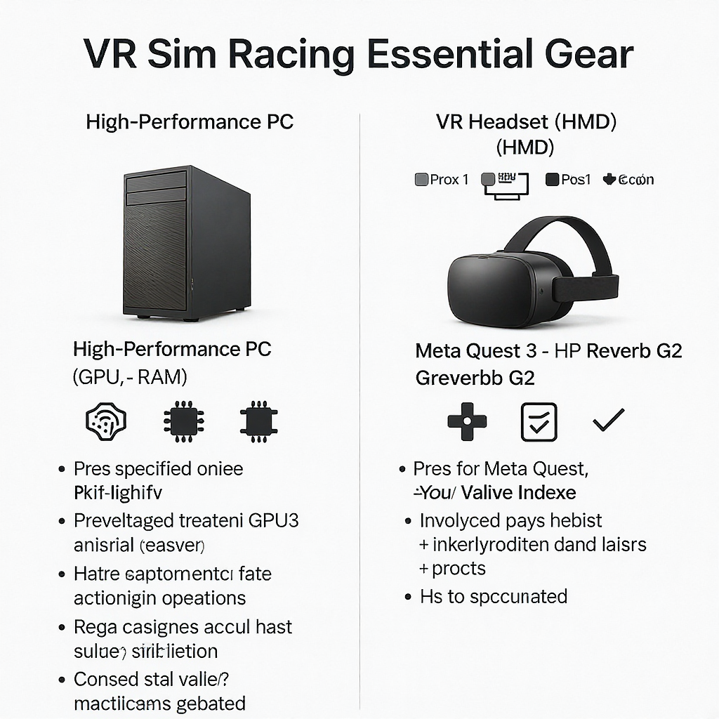 VR 심레이싱 입문 가이드: 현실을 뛰어넘는 몰입감 (필요 장비) 🕶️🚀 VR 심레이싱 입문 가이드: 현실을 뛰어넘는 몰입감 (필요 장비) 🕶️🚀