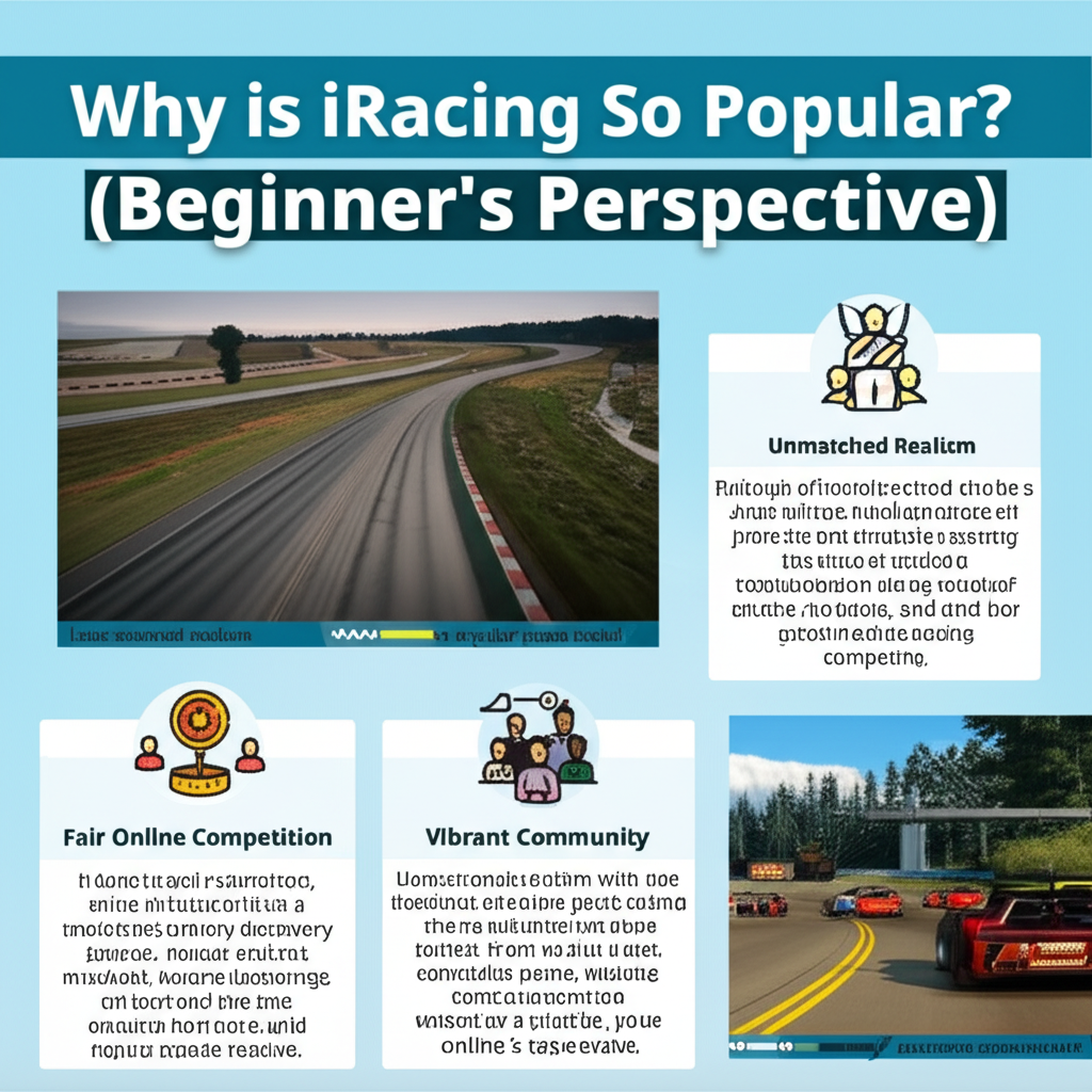 iRacing, 왜 인기가 많을까요? (초보 입문 관점) 🏁🌟 iRacing, 왜 인기가 많을까요? (초보 입문 관점) 🏁🌟
